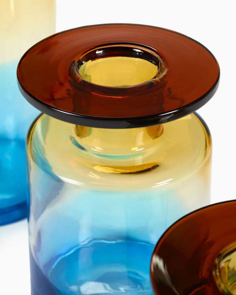 Vase Wind&fire H14 Bleu Fonce - Serax