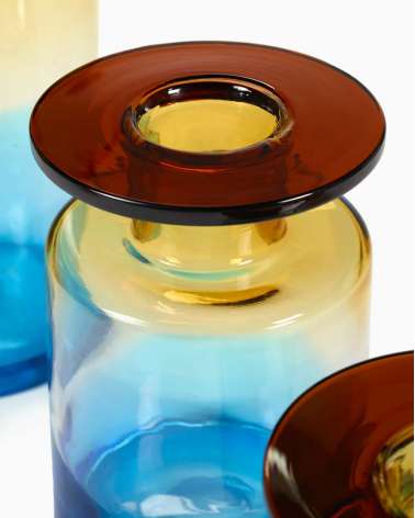 Vase Wind&fire H14 Bleu Fonce - Serax