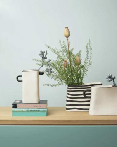 Vase Rayée en céramique - Asa