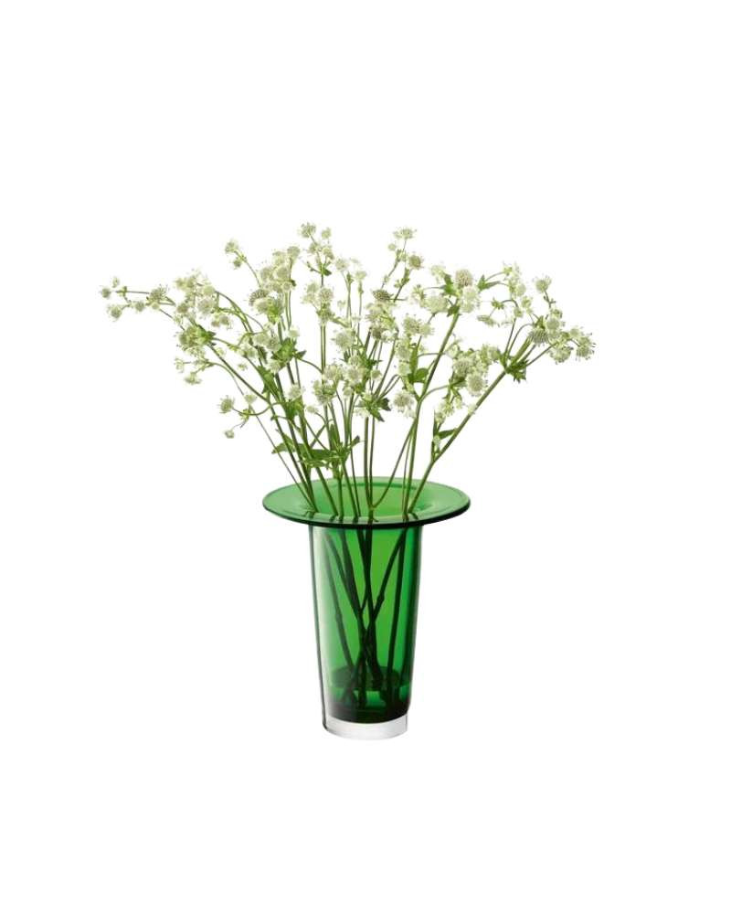 Vase/lanterne Victoria à la silhouette conique en verre - LSA