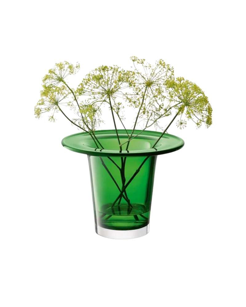 Vase/lanterne Victoria à la silhouette conique en verre - LSA