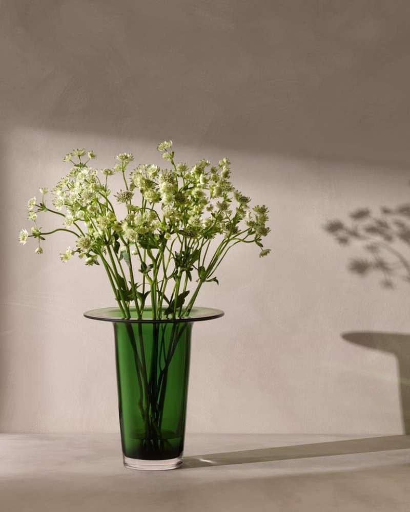 Vase/lanterne Victoria à la silhouette conique en verre - LSA