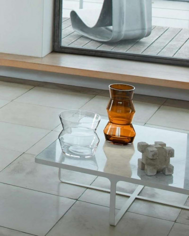 Vase Sculpt en Verre soufflé à la bouche - LSA