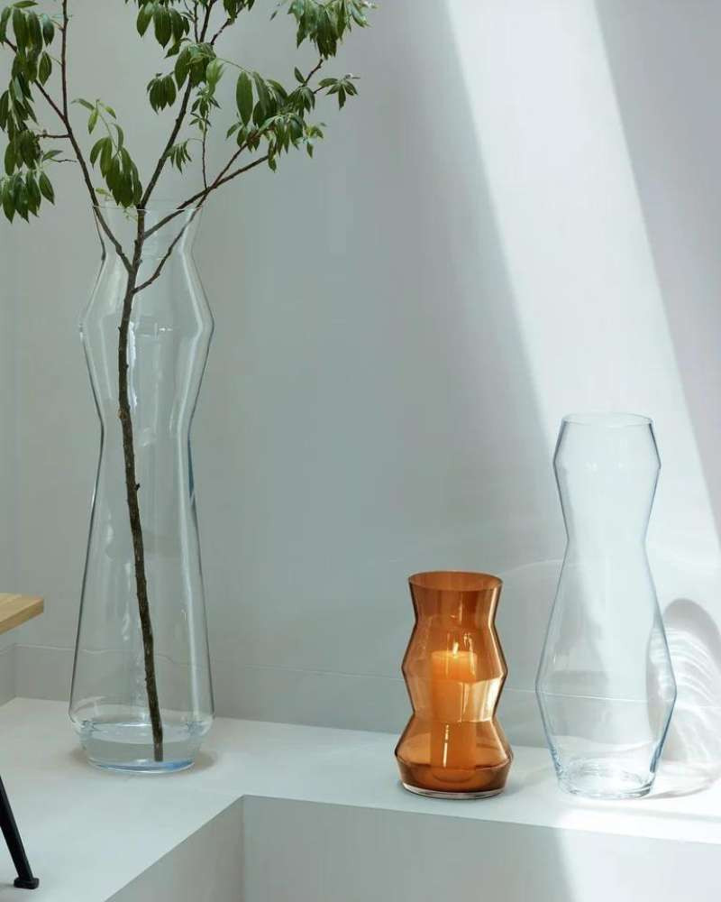 Vase Sculpt en Verre soufflé à la bouche - LSA