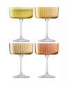 Verres Gems à Champagne/Cocktail 230ml Assortis x 4 - LSA