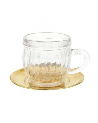 Set de 2 tasses et soucoupes PEETAL - Caravane