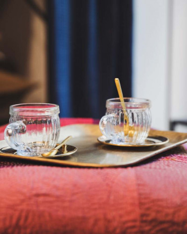 Set de 2 tasses et soucoupes PEETAL - Caravane