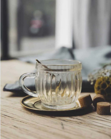 Set de 2 tasses et soucoupes PEETAL - Caravane