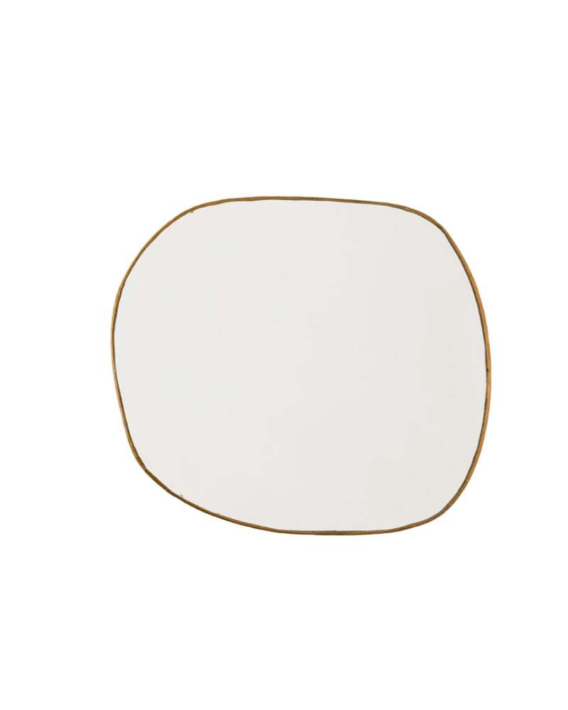 Miroir en laiton serti main AME - Caravane