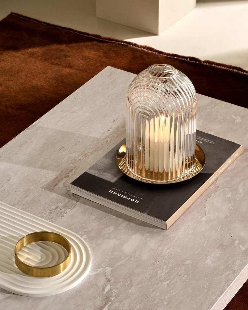 Bougeoir Ilo - Nude Glass