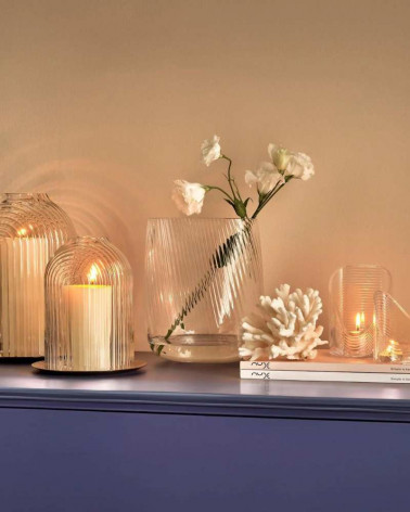 Bougeoir Ilo - Nude Glass