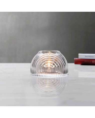Bougeoir Ilo - Nude Glass