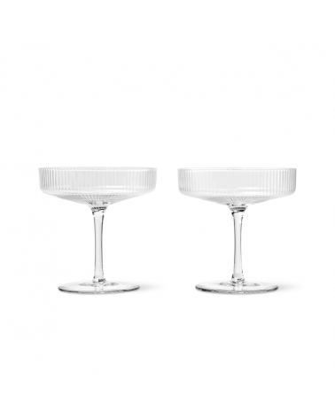 Ripple Coupes à Champagne X2 - Ferm Living