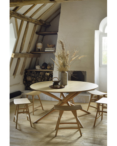 Table Mikado ronde - Ethnicraft