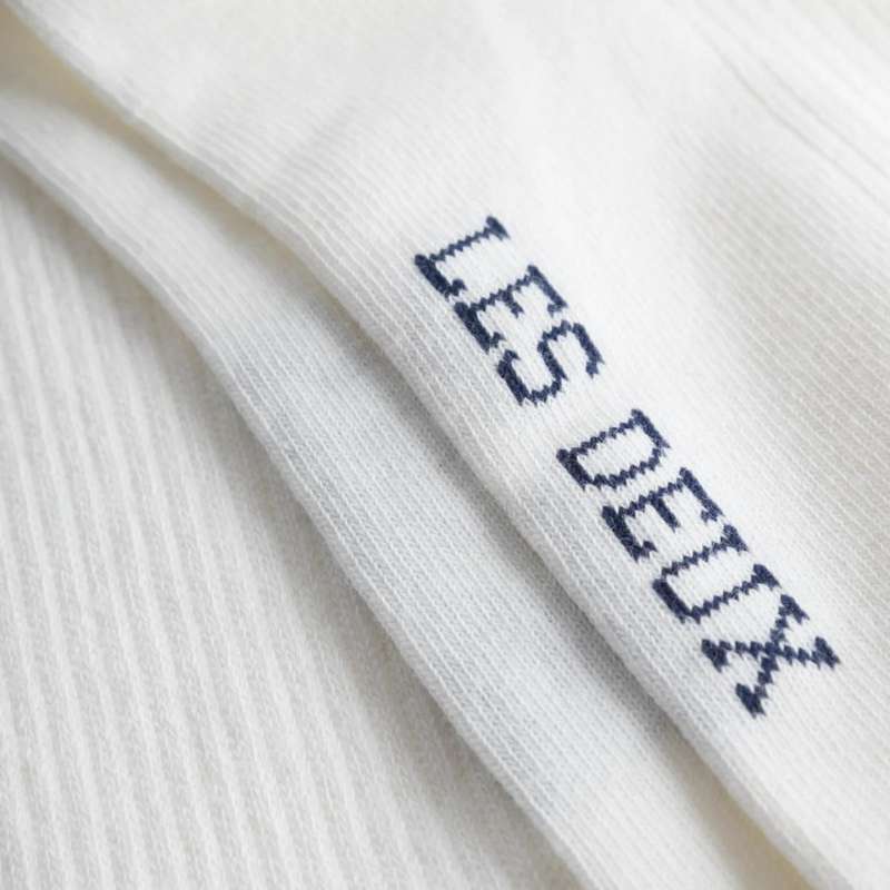 2-pack Woods Rib Stripe Socks - Les Deux