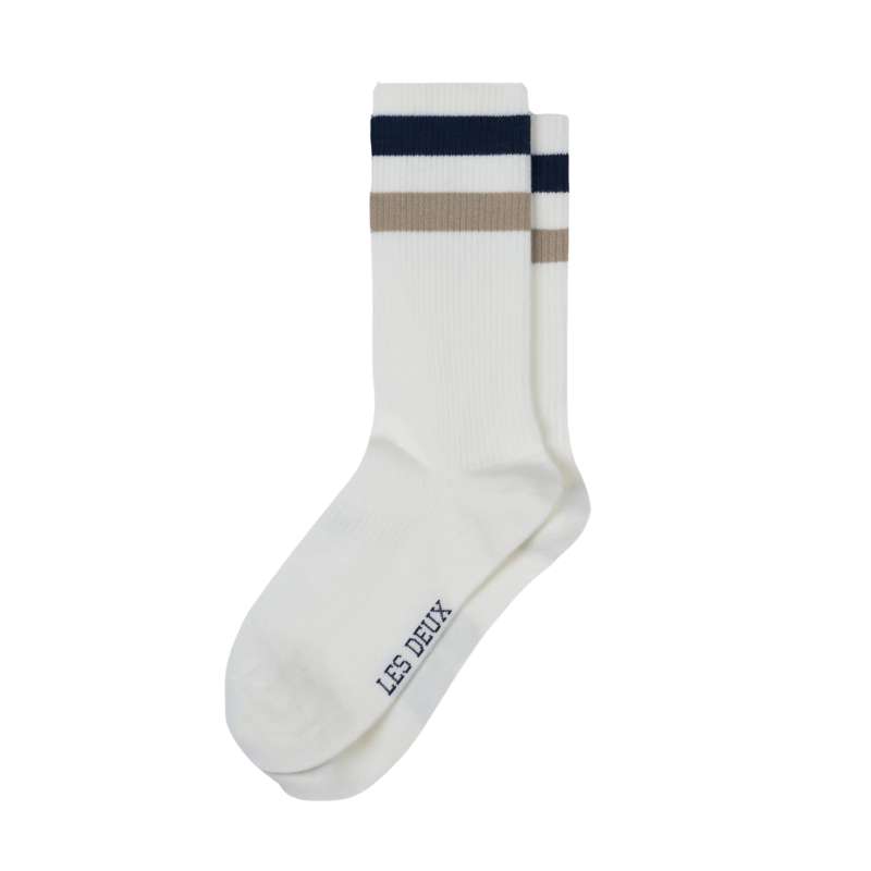 2-pack Woods Rib Stripe Socks - Les Deux