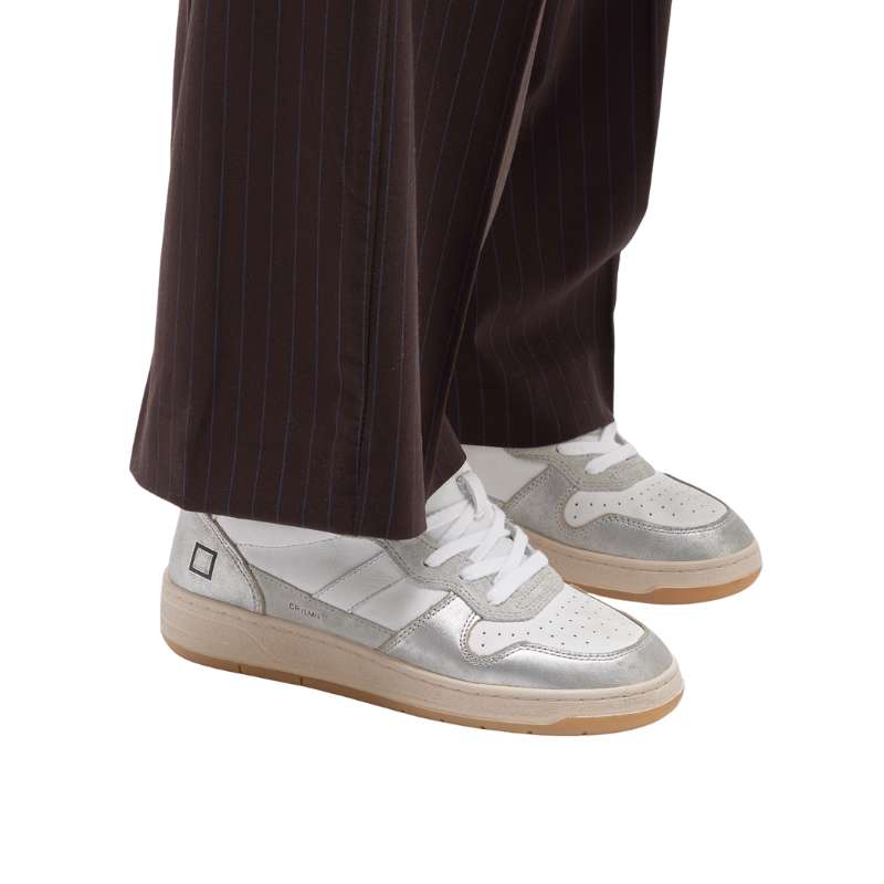 Court 2.0 Laminated White-silver - DATE