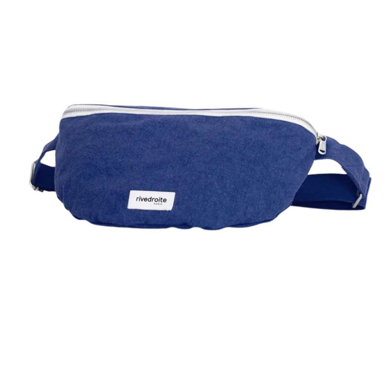 Sac banane Custine XL Bleu Nuit - Rivedroite