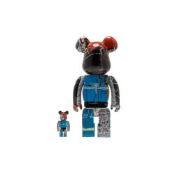 Sculpture Bearbrick 100+400% Jean-michel Basquiat