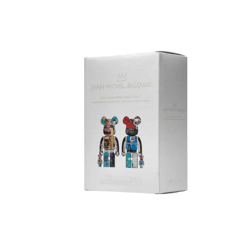 Sculpture Bearbrick 100+400% Jean-michel Basquiat