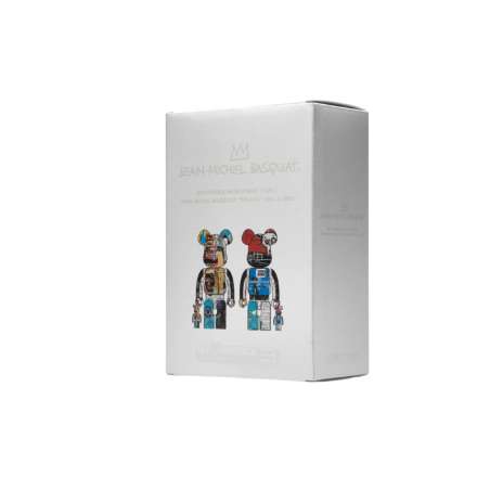 Sculpture Bearbrick 100+400% Jean-michel Basquiat