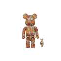 Sculpture Bearbrick Keith Haring 400% + 100% - MediCom Toy