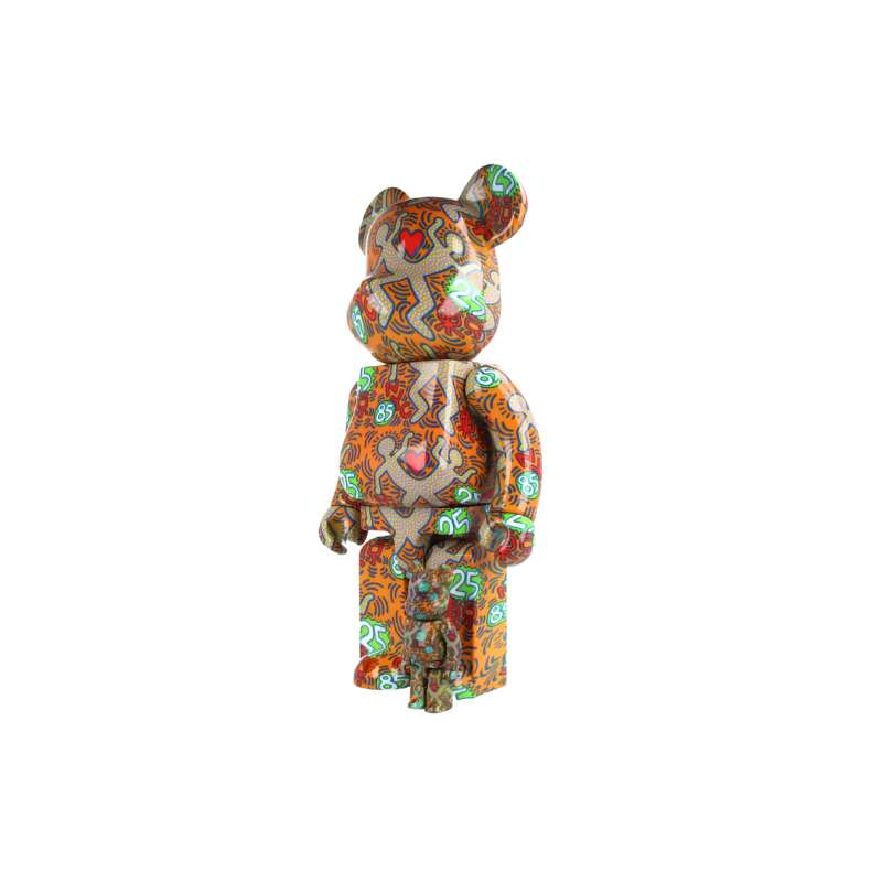 Sculpture Bearbrick Keith Haring 400% + 100% - MediCom Toy