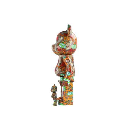 Sculpture Bearbrick Keith Haring 400% + 100% - MediCom Toy