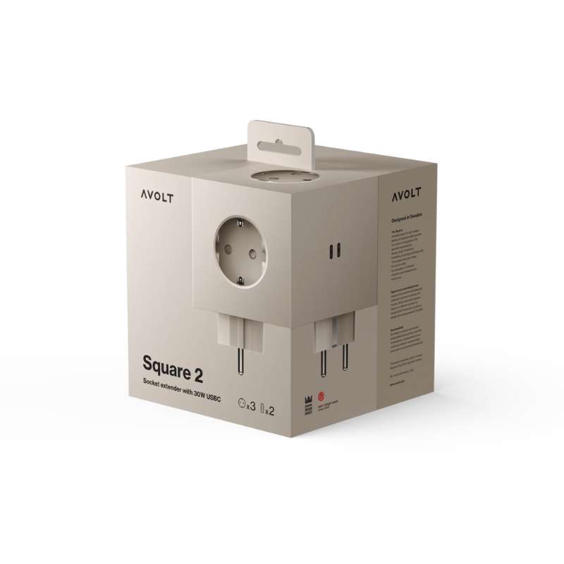 Square 2/2 Port Usb-c 30w