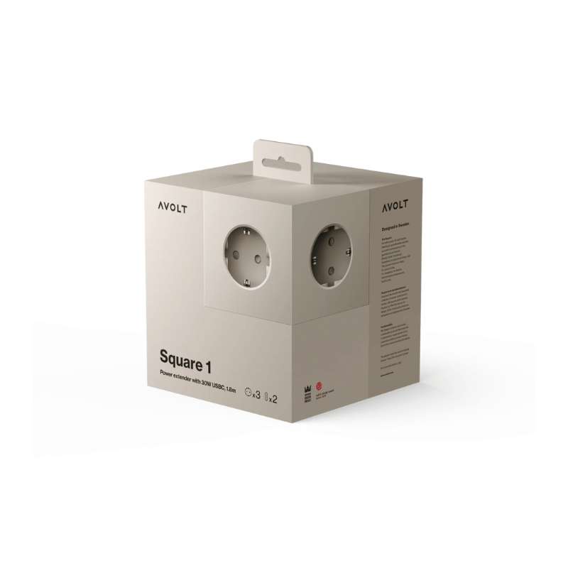 Prolongateur d'alimentation Square 1 USB-C - Avolt
