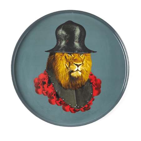 Plateau rond en fer - Ganzgaï