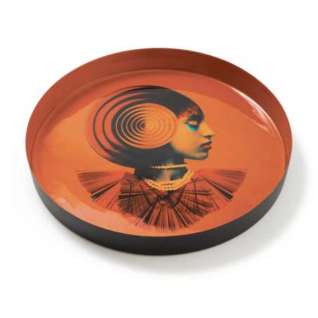 Plateau rond en fer - Ganzgaï