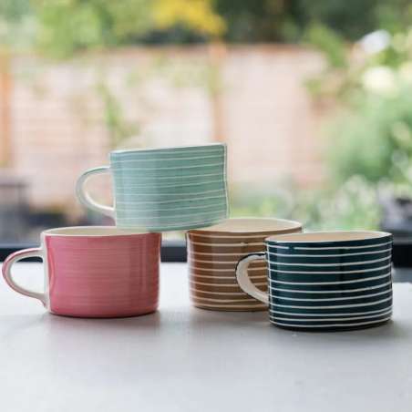 Mug Musango Sgrafitto Stripe