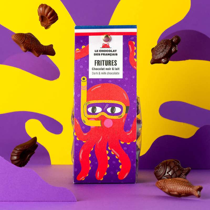 Sachet Friture Noir/lait
