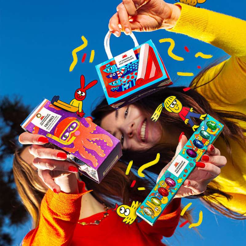Sachet Friture Noir/lait