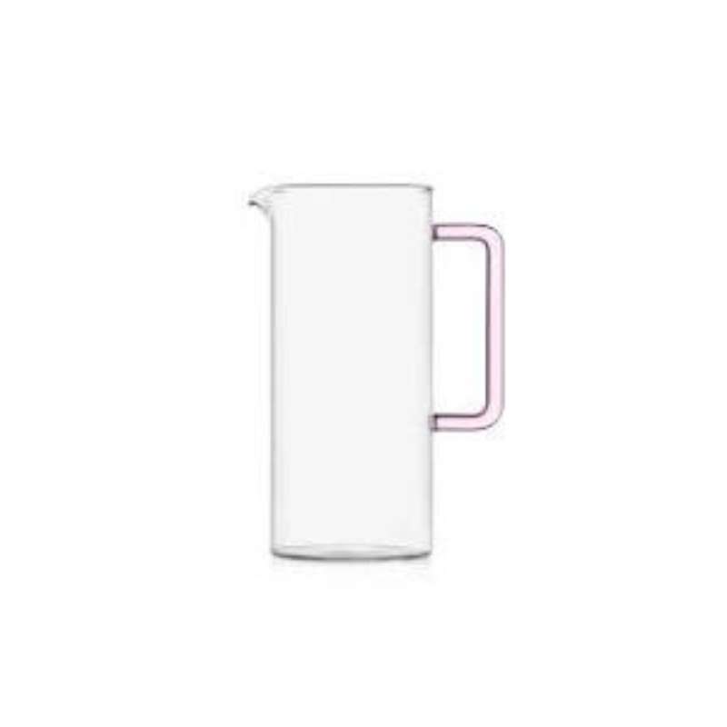 Clear Jug Pink Handle