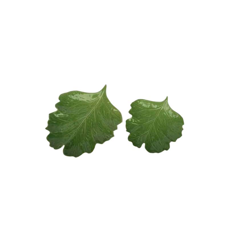 Plat Feuille Ceramique