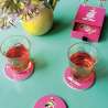 Set de 4 dessous-de-verre en céramique - Ganzgaï