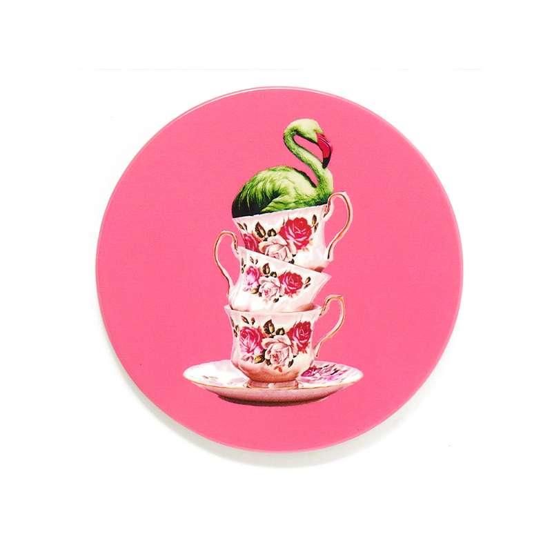Set de 4 dessous-de-verre en céramique - Ganzgaï
