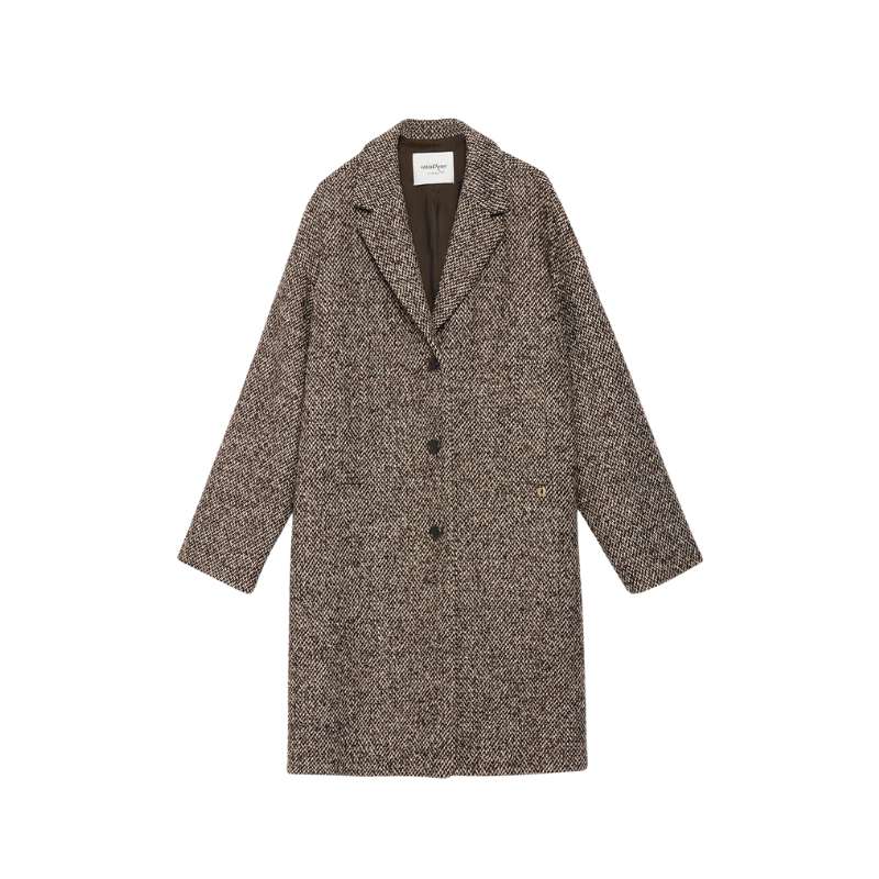 Manteau Midi Mélangé