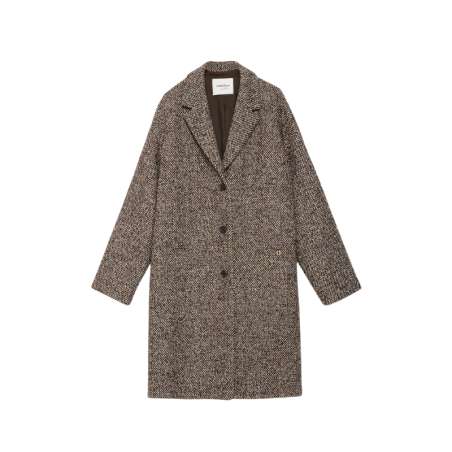Manteau Midi Mélangé