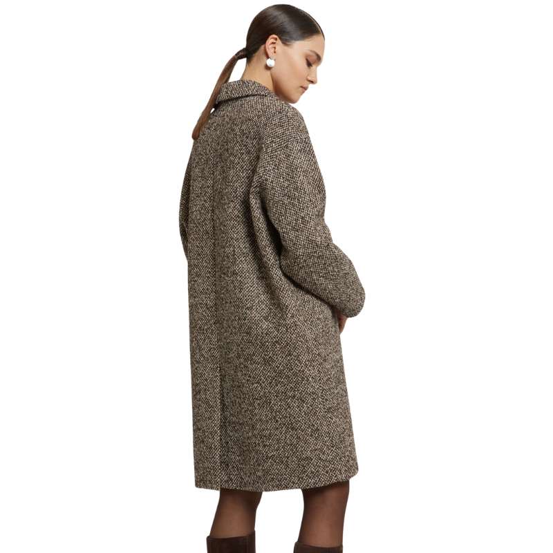 Manteau Midi Mélangé