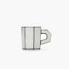Tea Cup White/black Carte Blan