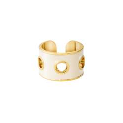 Bague Perforée Cloisonnée