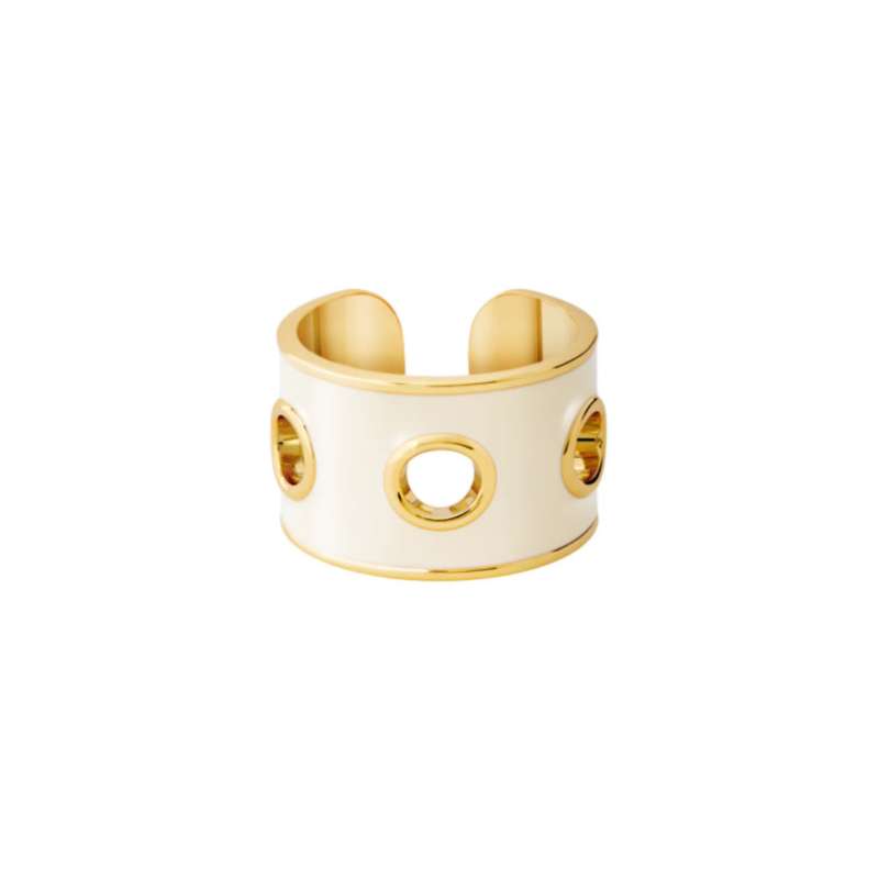 Bague Perforée Cloisonnée