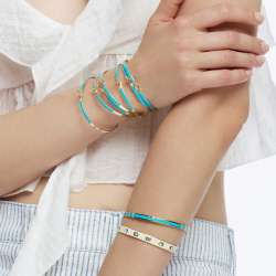 Jonc Gem Cloisonne Avec Strass