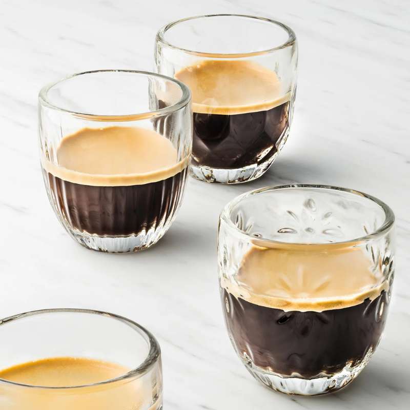 Set 4 Expresso Troquets Assort