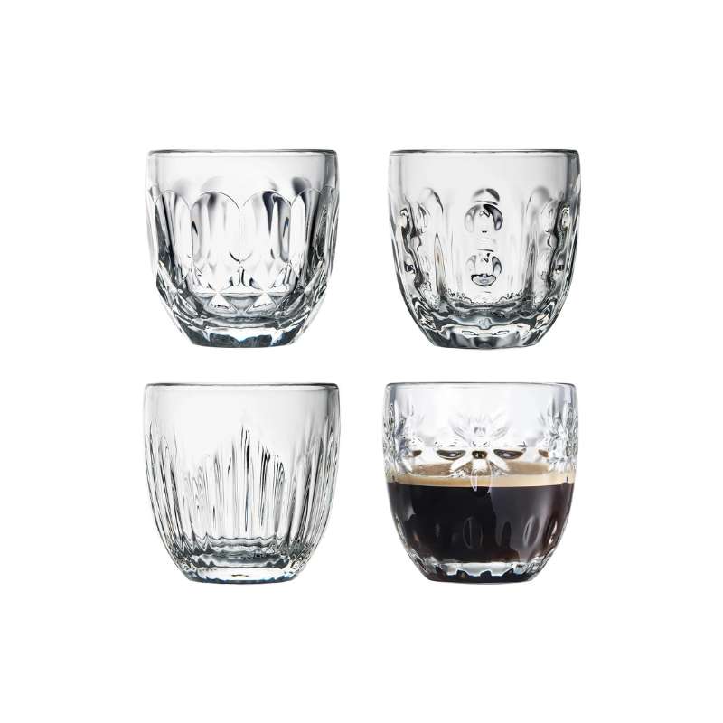 Set 4 Expresso Troquets Assort