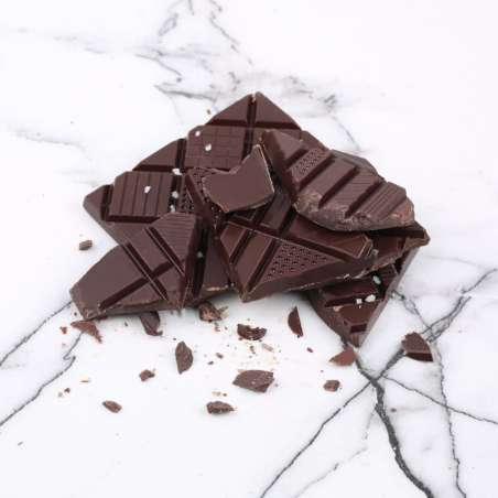 Tablette de chocolat noir & sel de camargue « Notre-Dame » - Le Chocolat des Français 