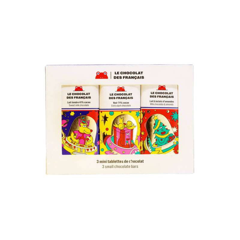 Coffret 3 Tablet Choco Bio Chocolat Bio